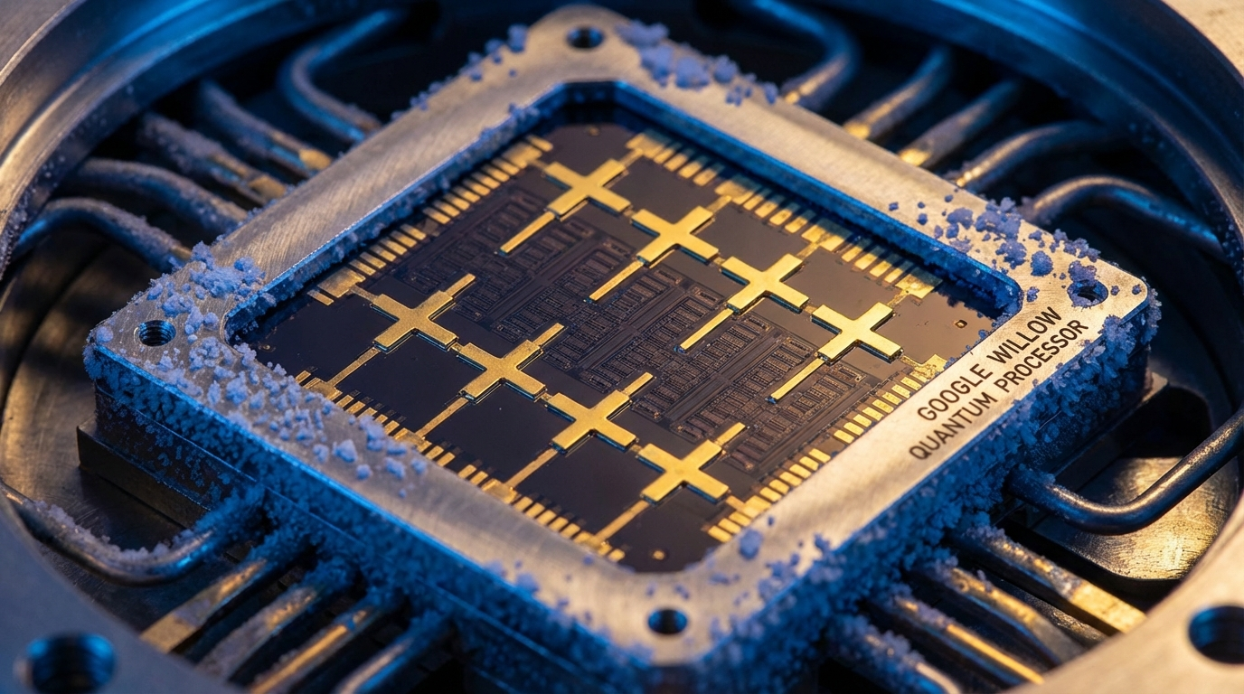 Google Willow kvantový čip